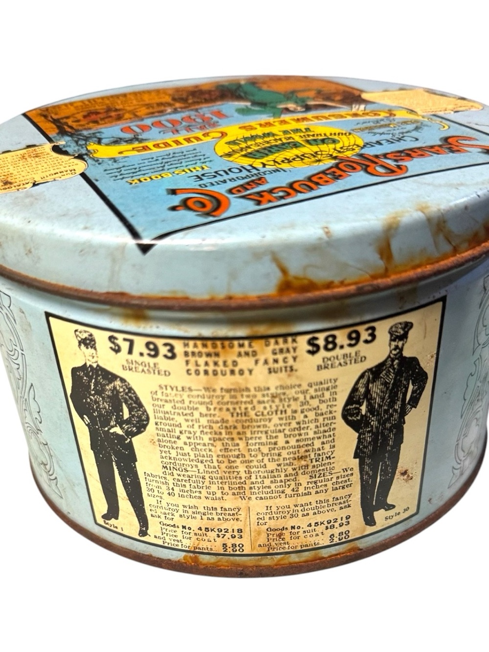 70’s Sears Roebuck & Co x Mr. Coffee Fall 1900 Consumers Guide Catalog Tin w/Lid